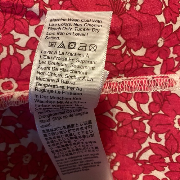 J Crew Cotton Voile Keyhole Cover-Up Maxi Dress Blushing Meadow Size XL - Picture 8 of 11